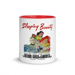 Vintage Sleeping Beauty - Ceramic Mug with Color Inside