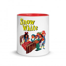 Vintage Snow White - Ceramic Mug with Color Inside