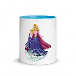 Sleeping Beauty - Ceramic Mug with Color Inside